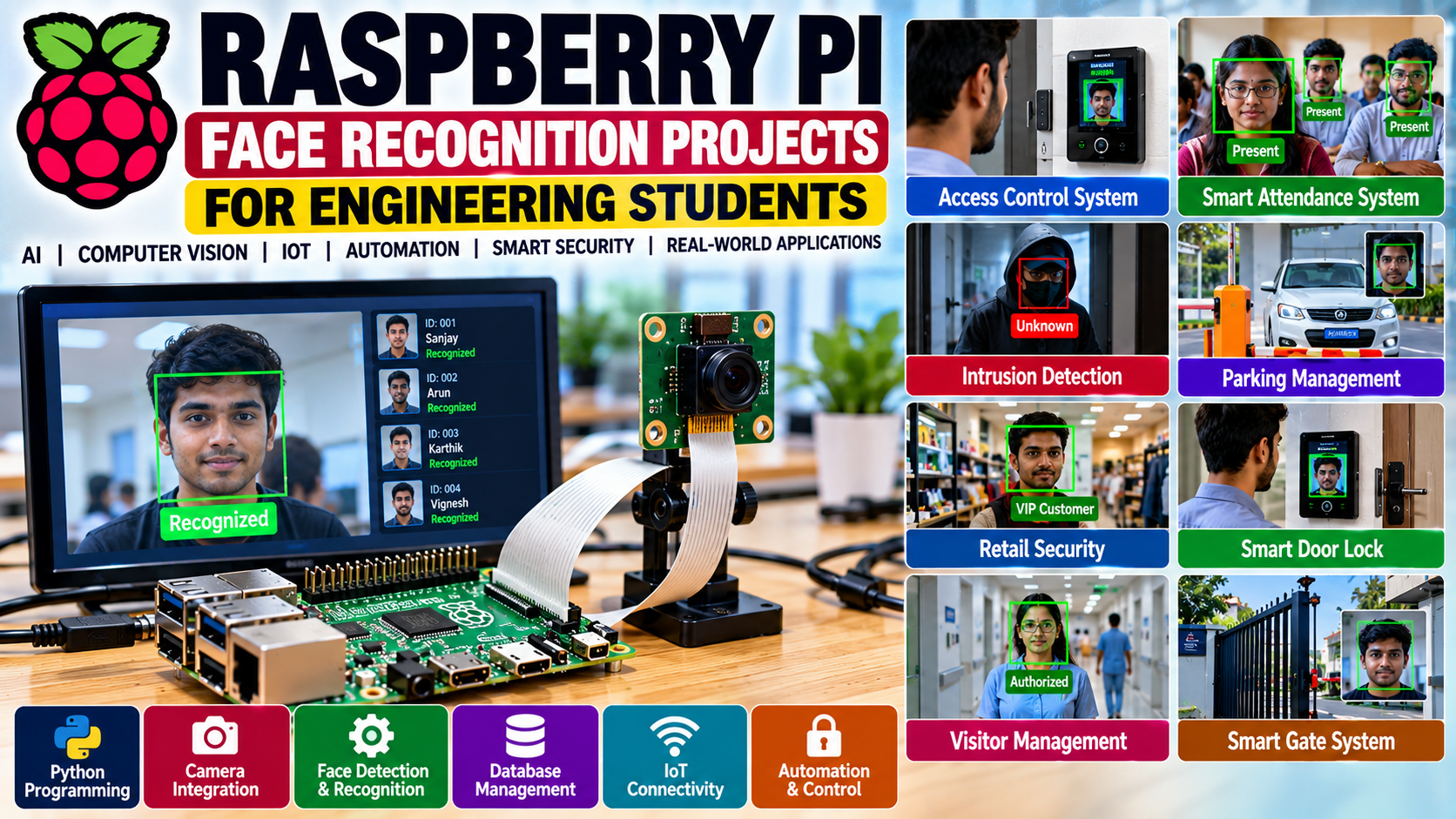 Raspberry Pi Face Recognition Projects